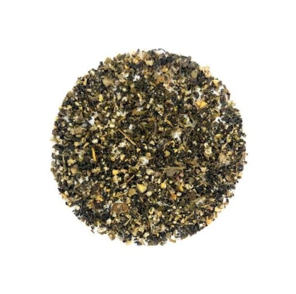 An image of Detox Tea, showcasing a blend of natural herbs and botanicals known for their cleansing properties. The tea exudes a vibrant hue and promises a revitalizing and invigorating experience