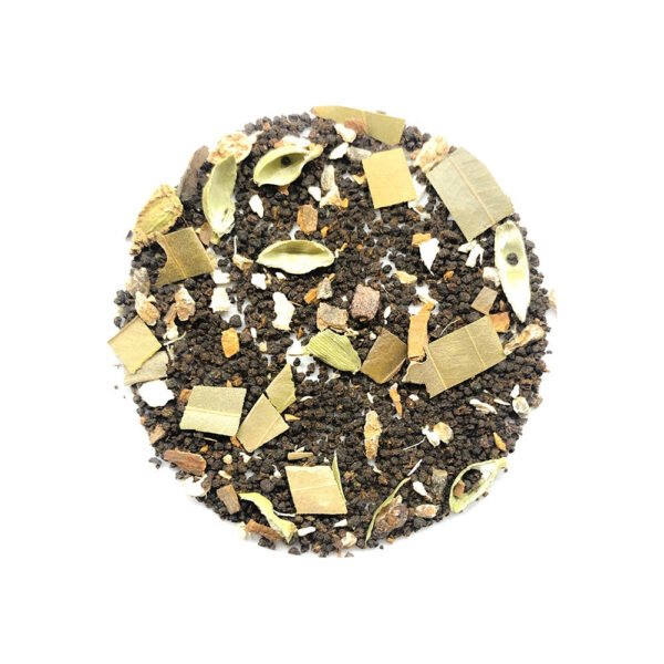 CTC Masala Chai - Spicy Assam tea blend with milk and aromatic spices.